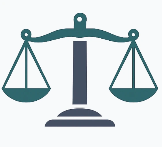 Icono de balanza jurídica - servicios legales